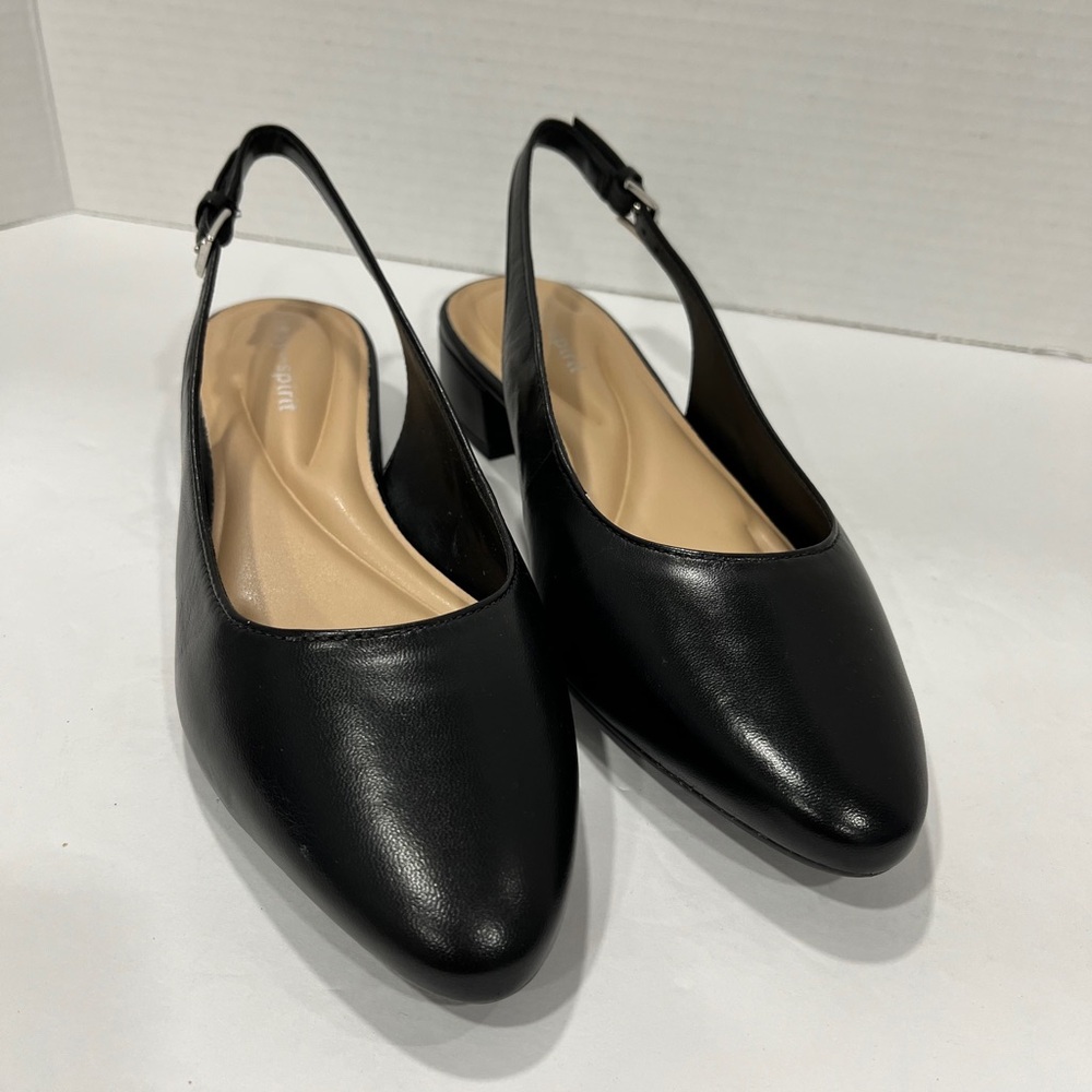 Easy Spirit Womens Cassius Pointed Toe Block Heel Pumps. Size 5.5. Color: Black‎